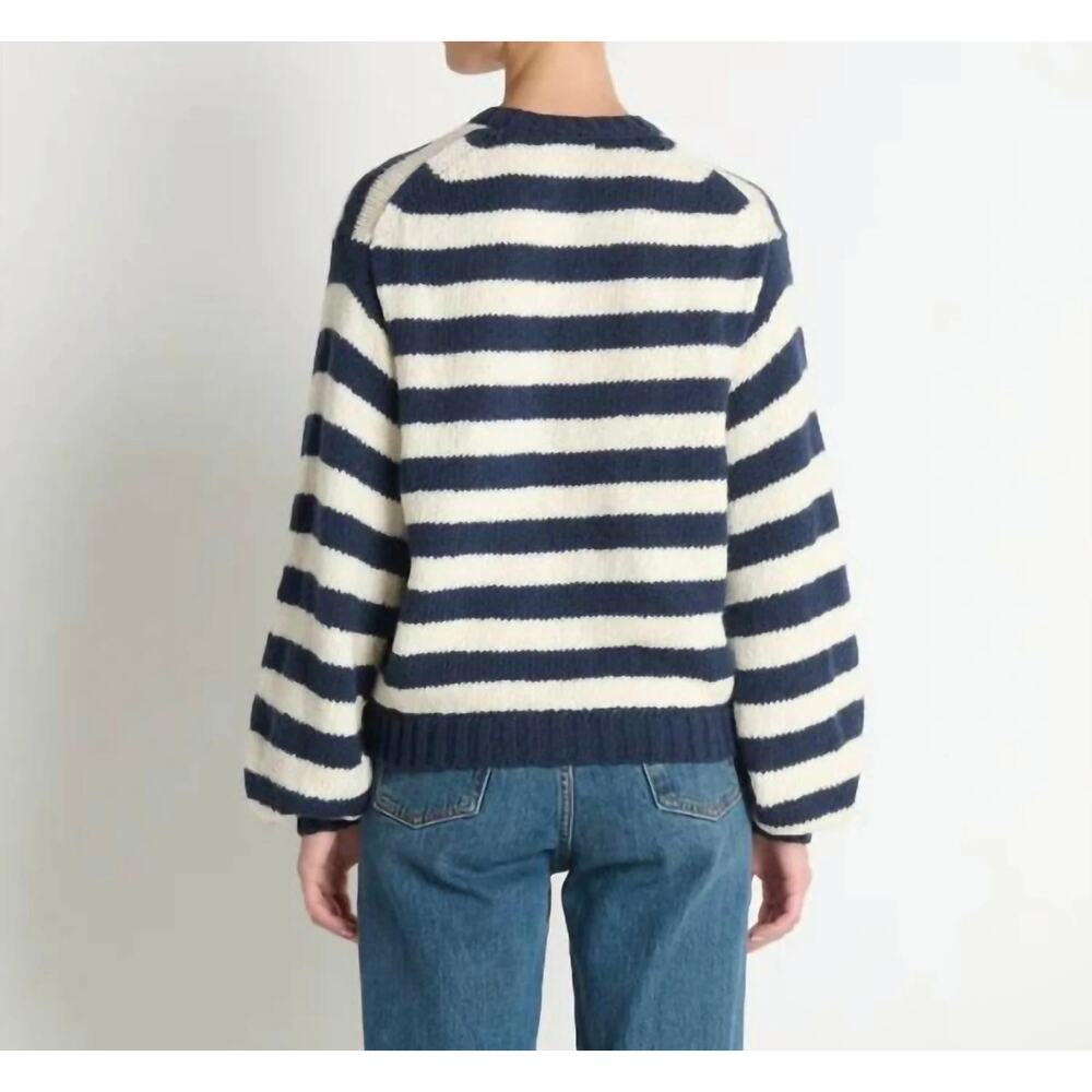 New Nation La Tessa blue & white cardigan sz XS - Picture 3 of 6